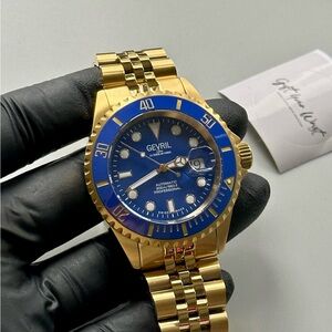 Gevril Wall Street 4854B Automatic Limited Edition Diver 43mm Luxury Watch
